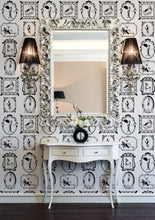 Load image into Gallery viewer, vintage 1920s themed wallpaper for art deco style interior design