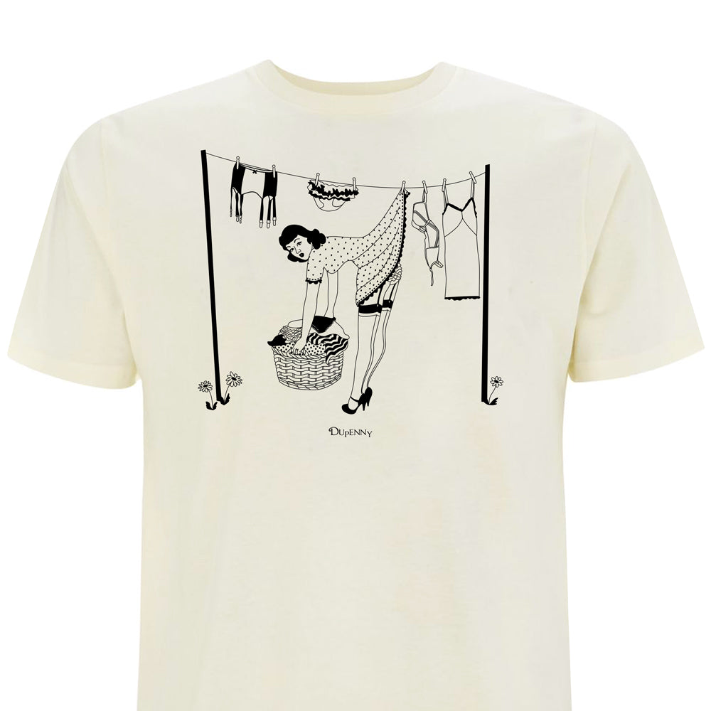 Dupenny Retro 50s Housewives Unisex T-Shirt Rockabilly Fashion
