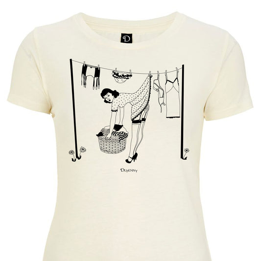 Dupenny Retro 50s Housewives Ladies T-Shirt Rockabilly Fashion