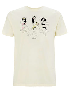Dupenny Retro Pinup Girls Clothing Fashion Organic Mens T-Shirt VLV