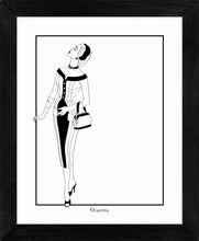 Load image into Gallery viewer, Vintage Dress (B&amp;W) - Art Prints