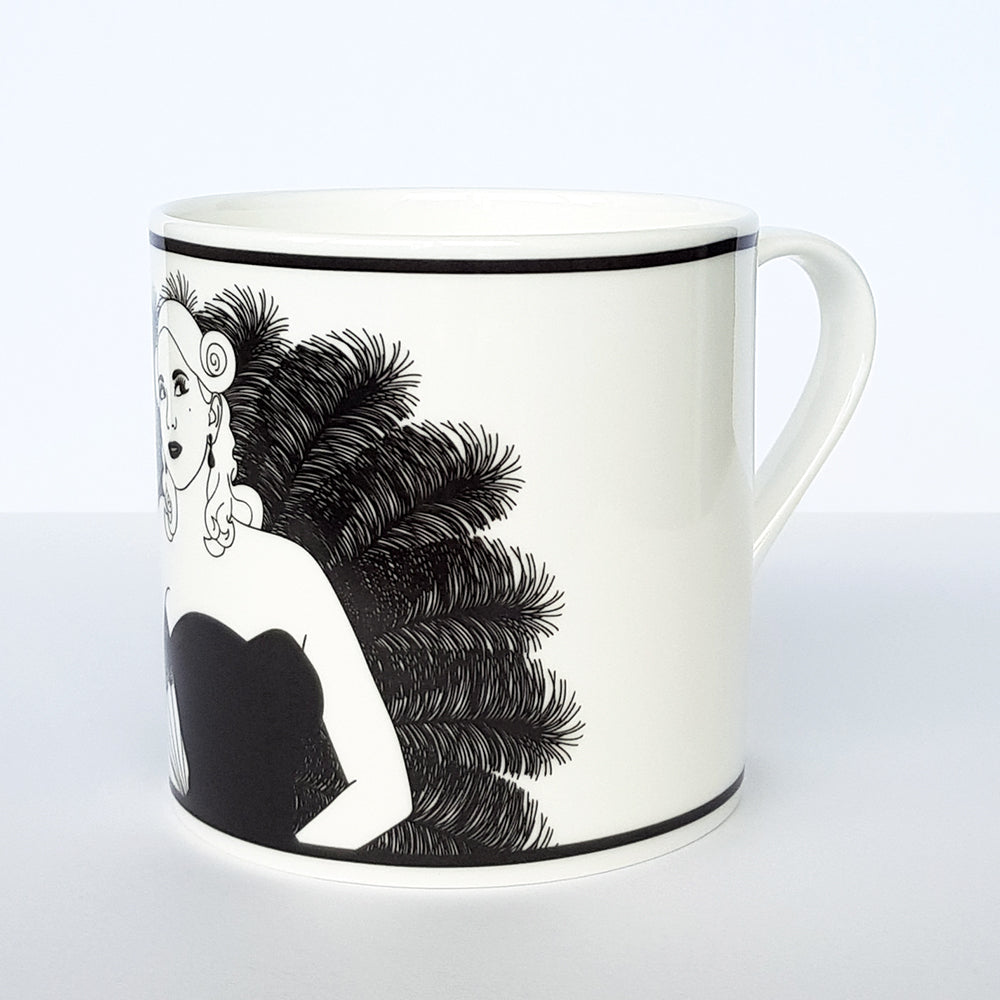 Burlesque Mug Gigi. Bone china collectables from Dupenny