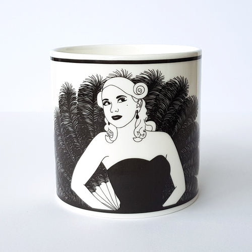 Gigi Burlesque collectable mug by Dupenny