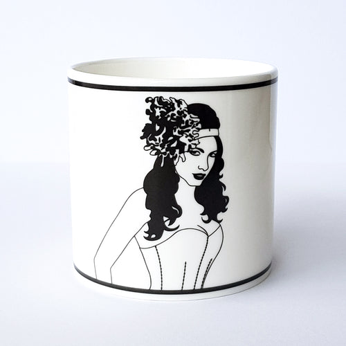 Lolita Burlesque collectable fine bone china Mug by Dupenny