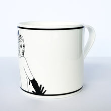 Load image into Gallery viewer, Peaches Mug from Dupenny collectable bone china Burlesque range