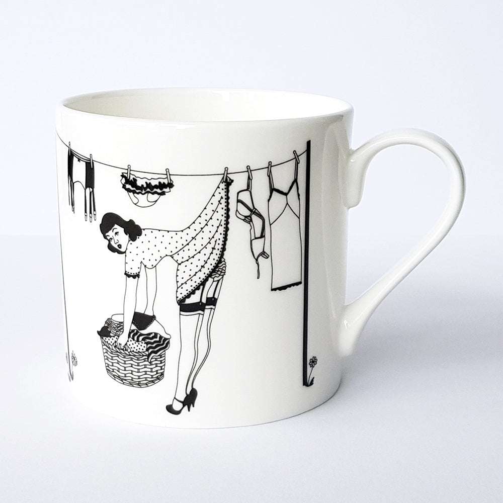 Peggy Mug by Dupenny from 50s Housewives bone china collection
