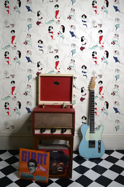 * Pin-Up (Colour) - Wallpaper 3m *